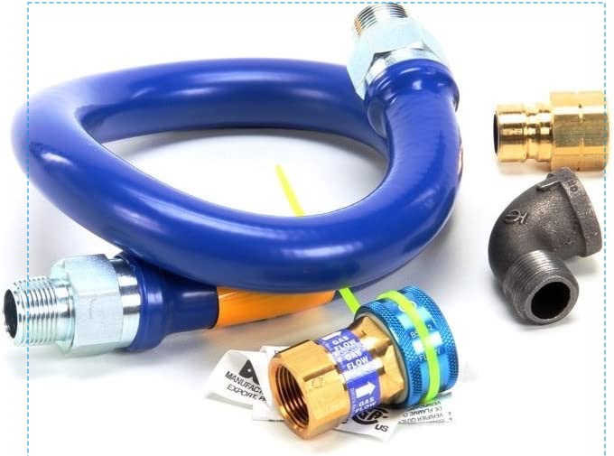 3/4″ X 36″ Long Gas Hose with Quick Disconnect 3/4