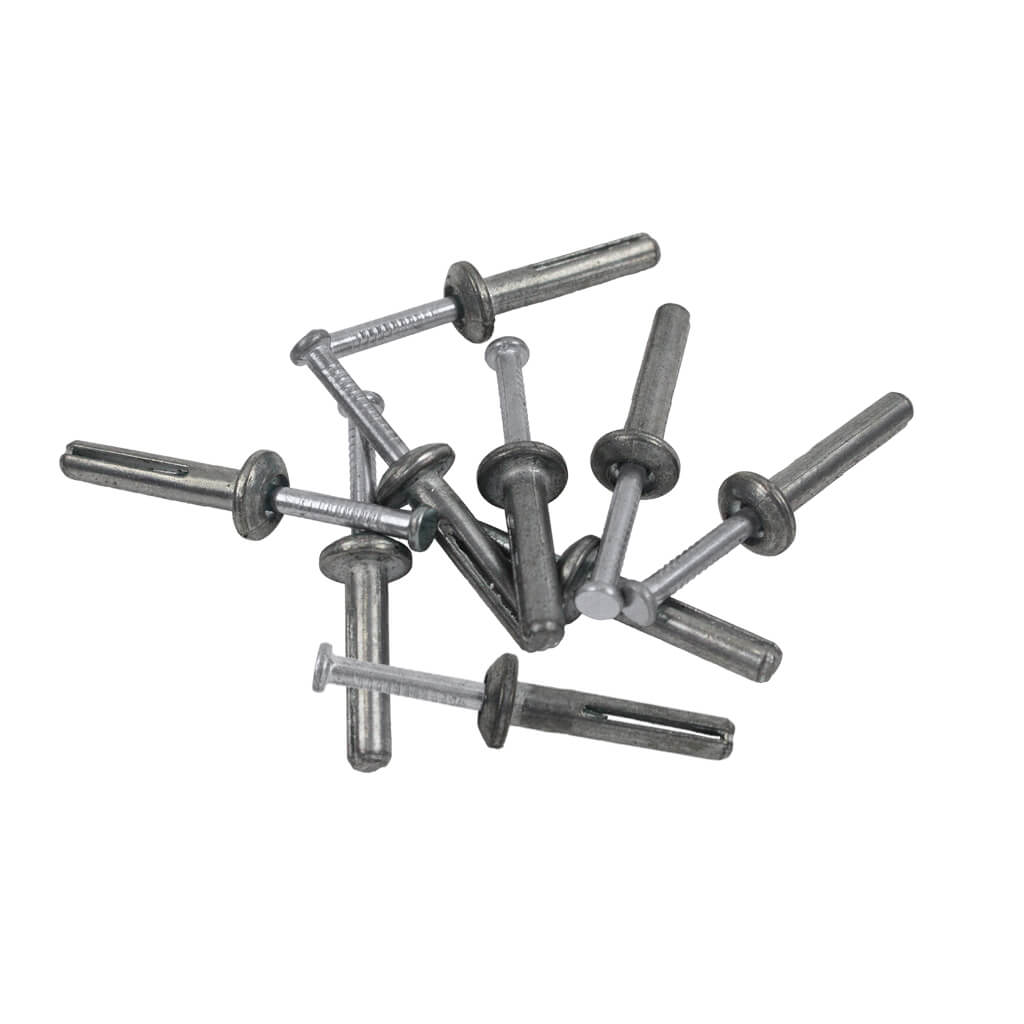 1/4 in. x 1-1/4 in. ZAMAC NAILIN Mushroom Head Carbon Steel Nail Anchor 1/4 in. x 1-1/4 in. ZAMAC NAILIN Mushroom Head Carbon Steel Nail Anchor