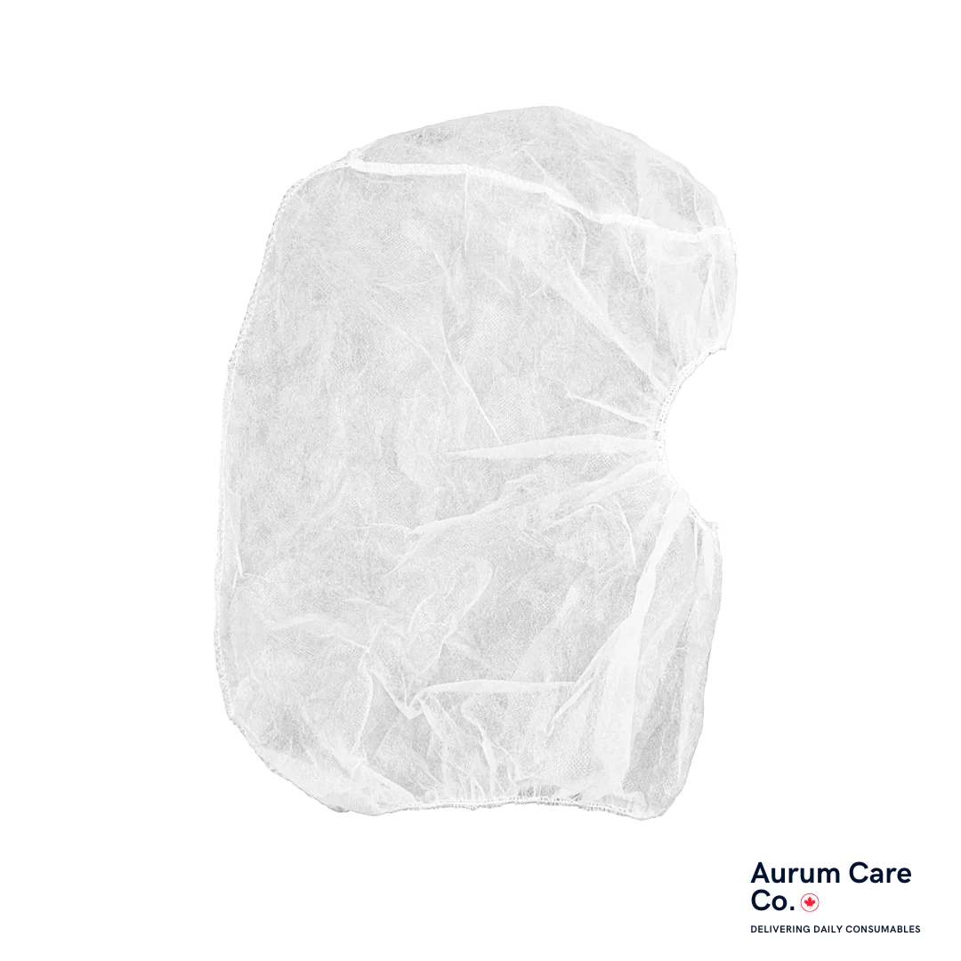 POLYPROPYLENE BALACLAVA HOODS, WHITE, ONE SIZE POLYPROPYLENE BALACLAVA HOODS, WHITE, ONE SIZE