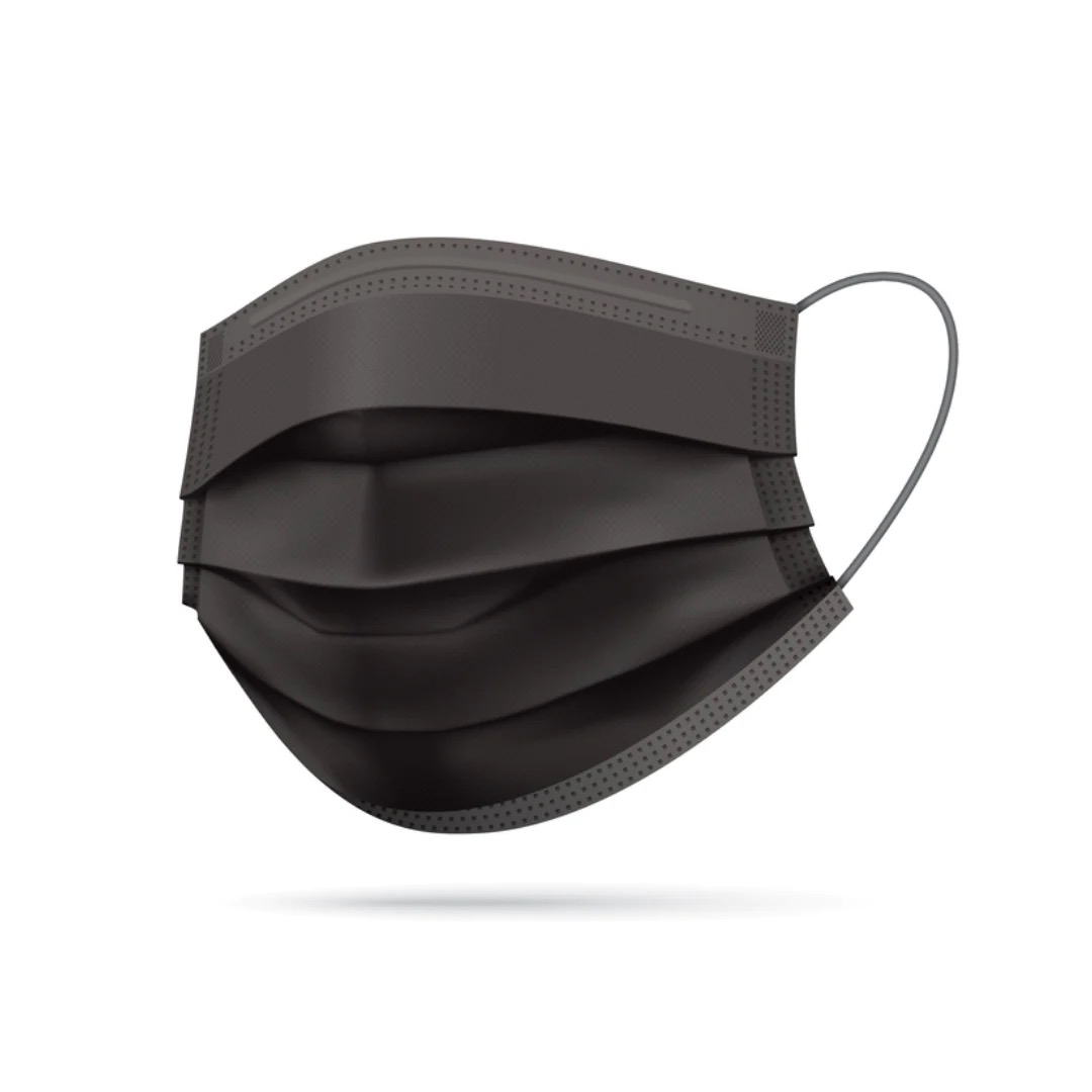 3 PLY BLACK MASK – BOX OF 50 3 PLY BLACK MASK - BOX OF 50