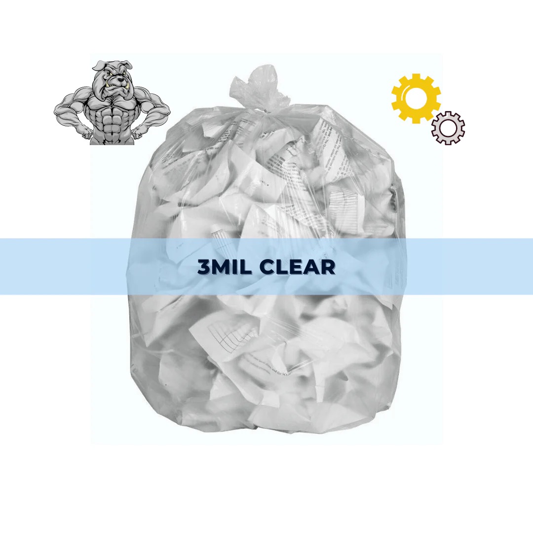 3 MIL CONTRACTOR CLEAR GARBAGE / TRASH BAG (35×50) 3 MIL CONTRACTOR CLEAR GARBAGE / TRASH BAG (35x50)