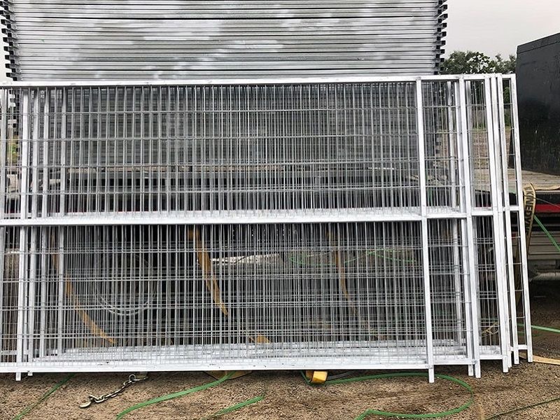 6 ft. x 10 ft. Galvanized Temporary Fence 6 ft. x 10 ft. Galvanized Temporary Fence