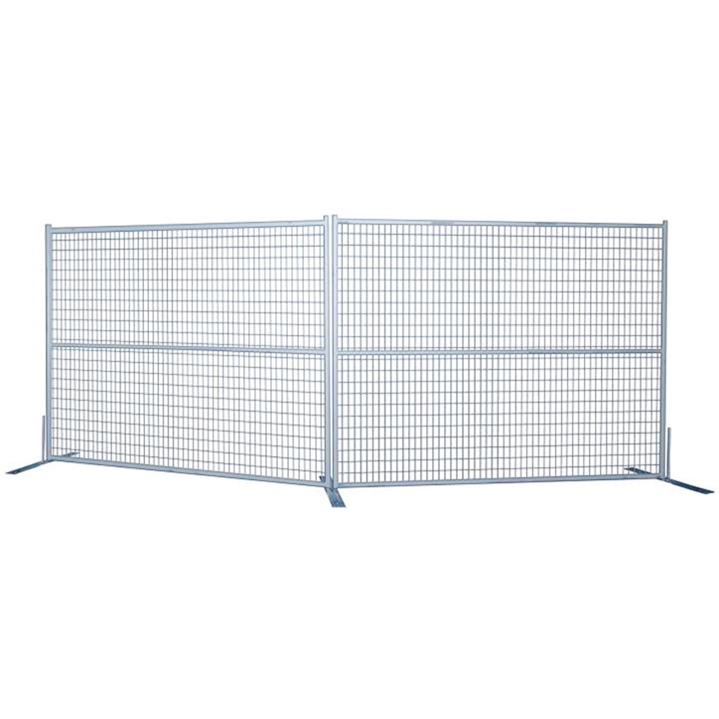 6 ft. x 10 ft. Galvanized Temporary Fence 6 ft. x 10 ft. Galvanized Temporary Fence